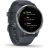 Часы GARMIN VENU SILVER STAINLESS STEEL BEZEL WITH GRANITE BLUE CASE AND SILICONE BAND 10599
