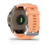 Смарт-часы GARMIN DESCENT G2 цвета палома с ремешком цвета розовая ракушка 010-02986-01