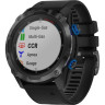 Смарт-часы GARMIN DESCENT MK2I CARBON GREY титановые DLC с черным силиконовым ремешком в комплекте с передатчиком Descent T1 010-02132-13